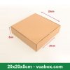 Hộp carton đựng quần áo 20x20x5cm