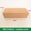 Hộp carton đựng giày 28x11x8cm